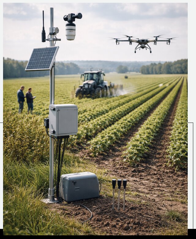 Разработка IoT мониторинга полей в Щёлкове от 8843 р. | АвикейЩлк