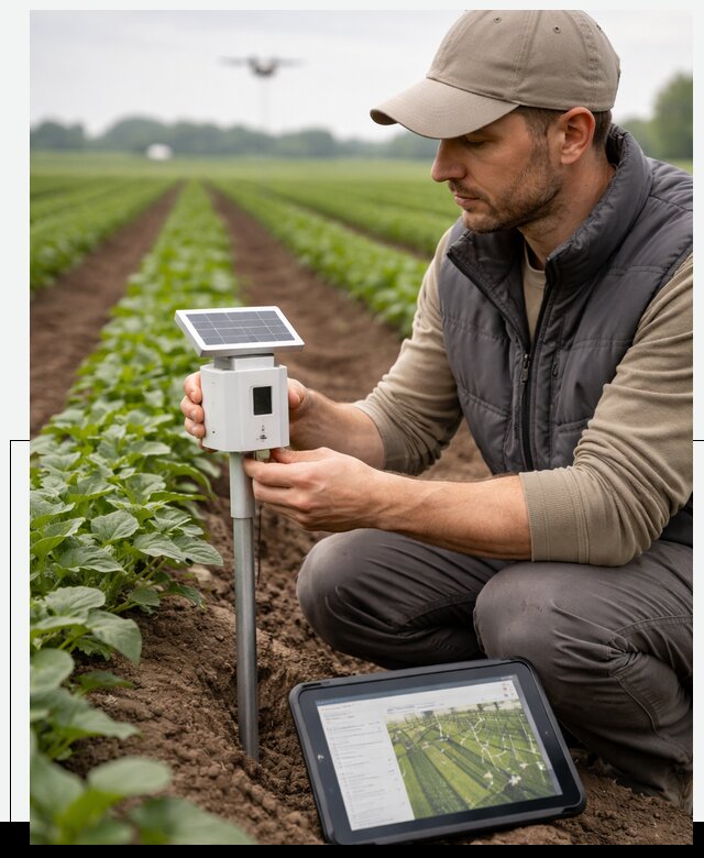 IoT мониторинг сельскохозяйственных полей и контроля в Щёлкове