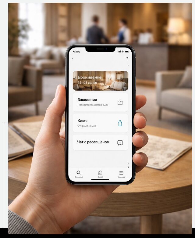 Мобильное приложение для гостей отеля в Щёлкове, управление сервисом